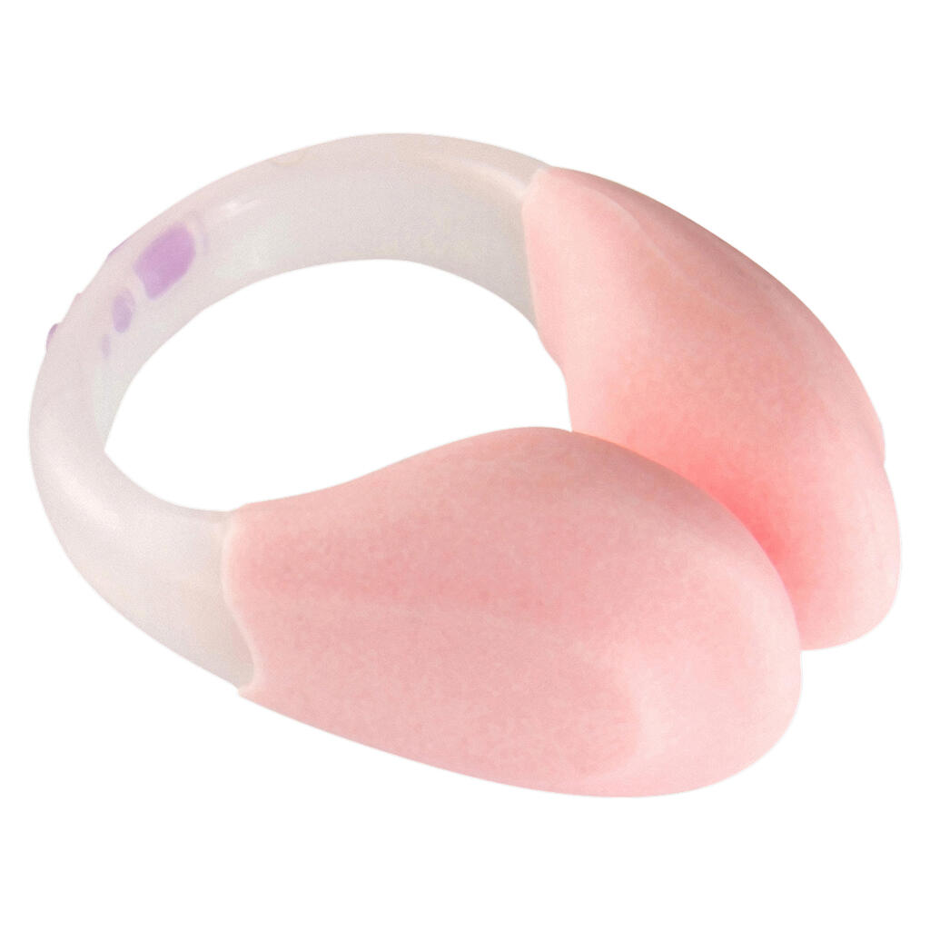 SWIMMING FLOATING NOSE CLIP GREY PINK
