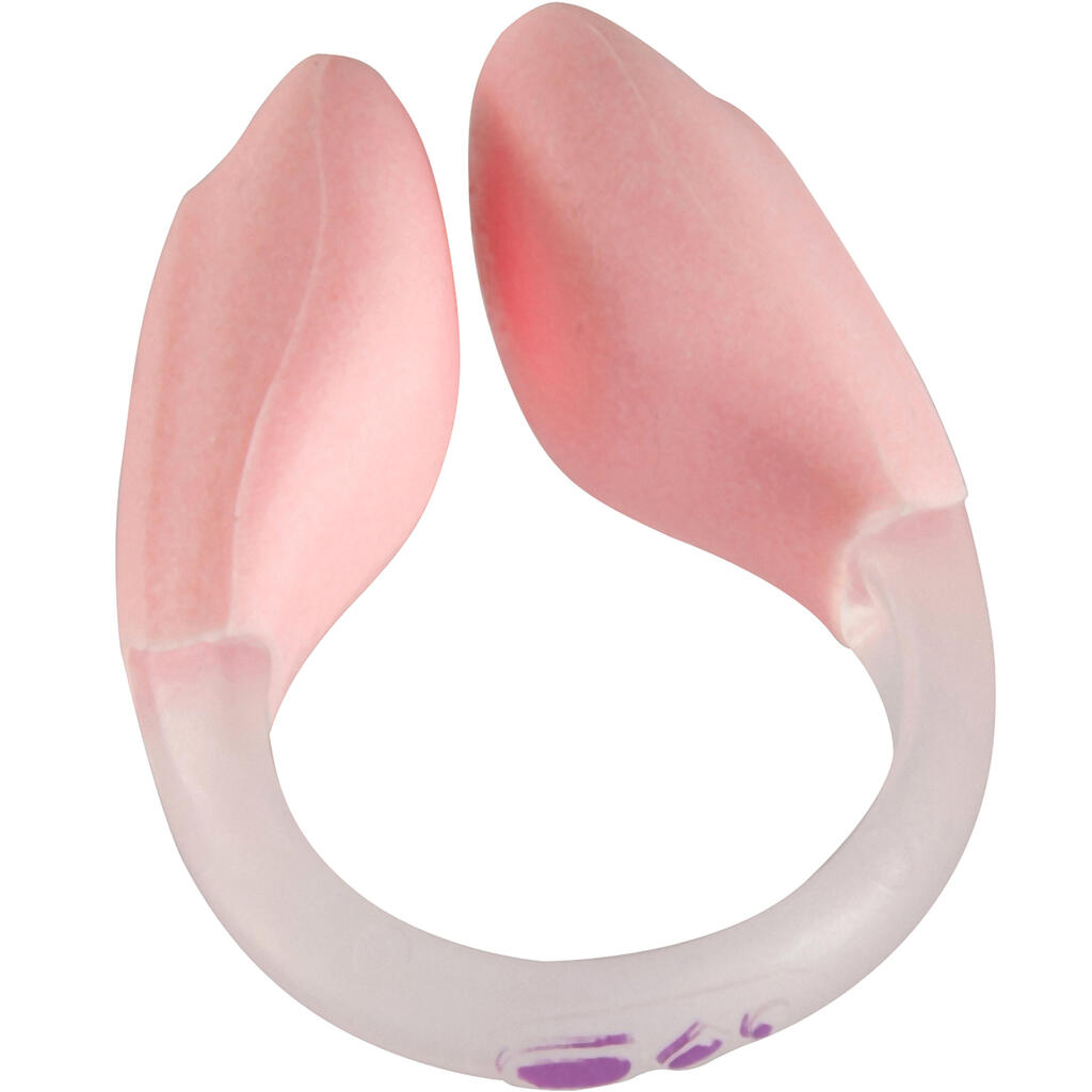 SWIMMING FLOATING NOSE CLIP GREY PINK