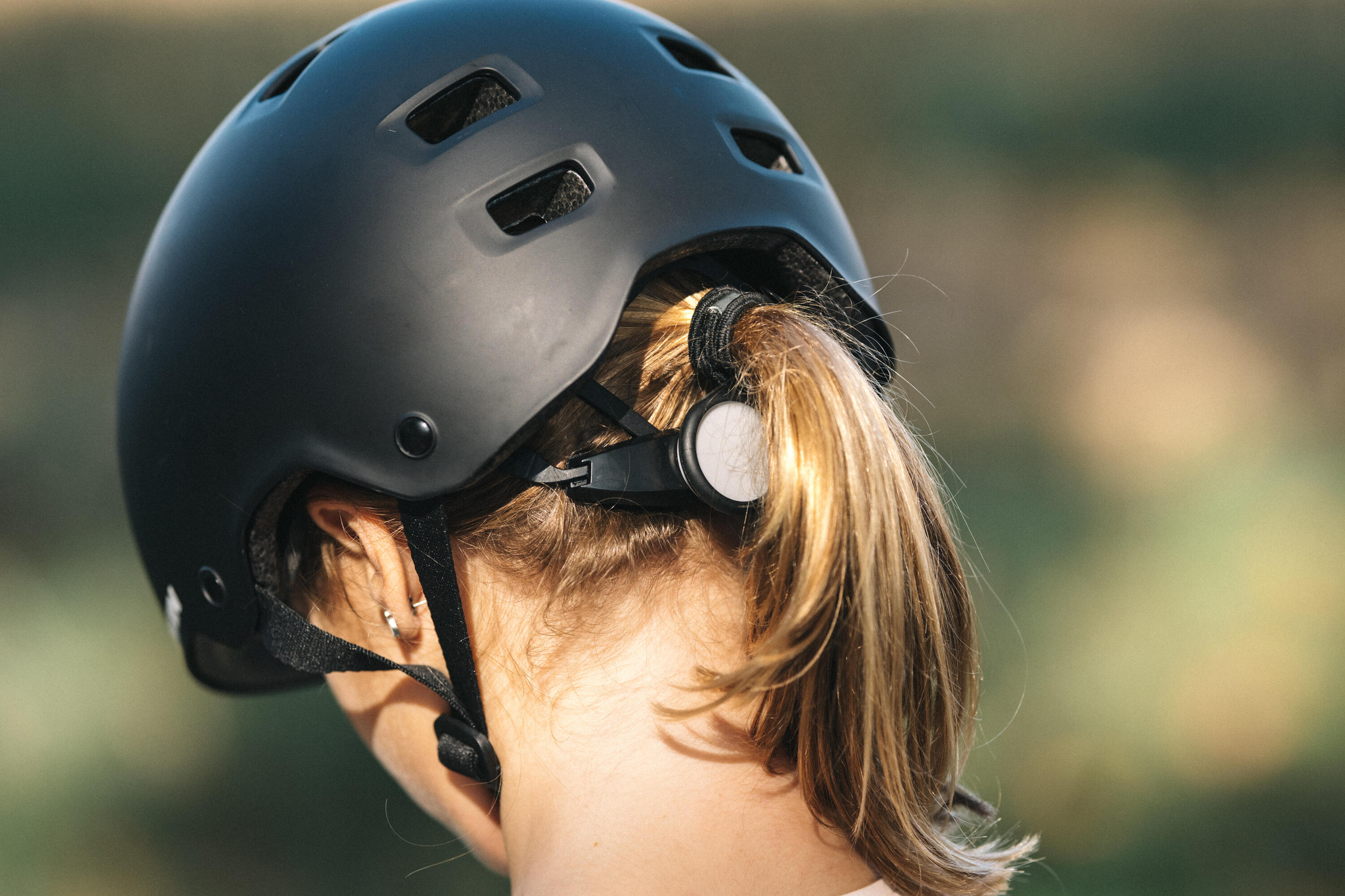 MF500 Inline Skating Skateboarding Scootering Helmet - Black 16/18