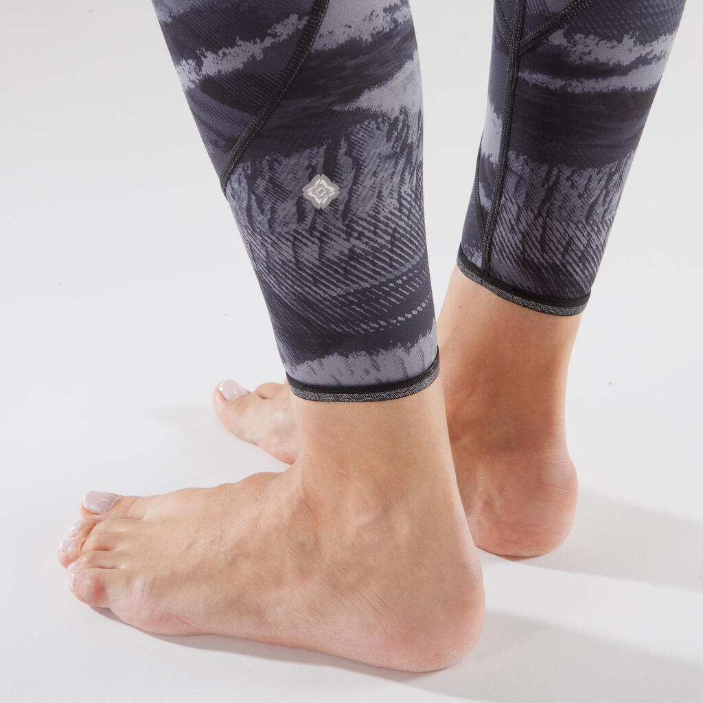 Leggings Yoga+ 920 wendbar Damen khaki