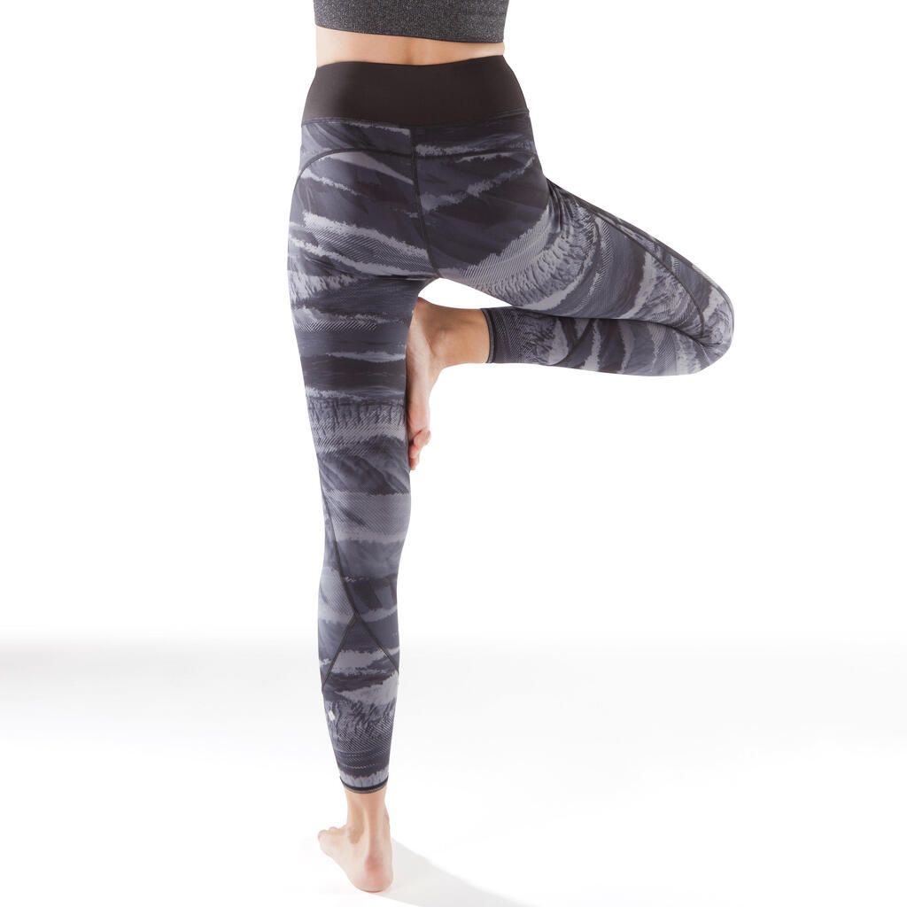 Leggings Yoga+ 920 wendbar Damen khaki