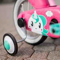 KIDS 14" BIKE UNICORN 500 3-5 YEARS OLD