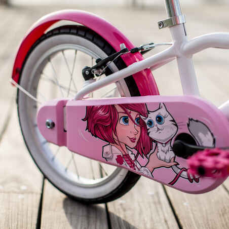 16 Inch KIDS BIKE Doctogirl 500 4-6 YEARS OLD - Pink