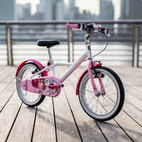 אופני ילדים 16 אינץ' דגם 500 Doctogirl (4-6 שנים) - ורוד