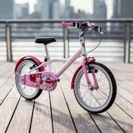 16 Inch KIDS BIKE Doctogirl 500 4-6 YEARS OLD - Pink