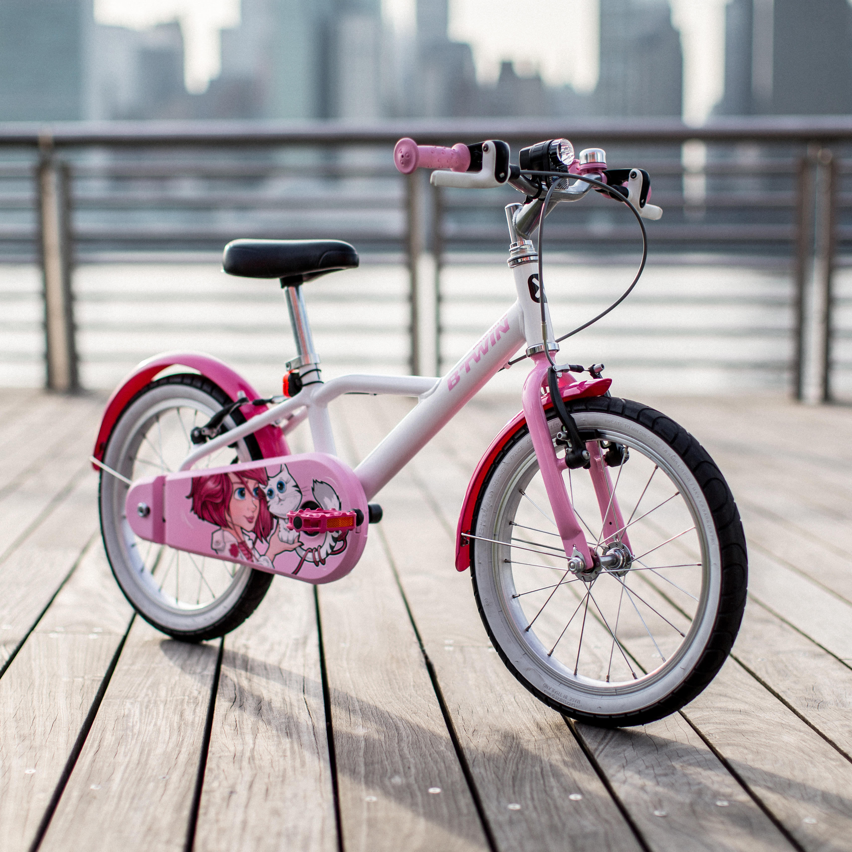 VELO 16 POUCES 4 6 ANS 500 DOCTOGIRL BTWIN Decathlon