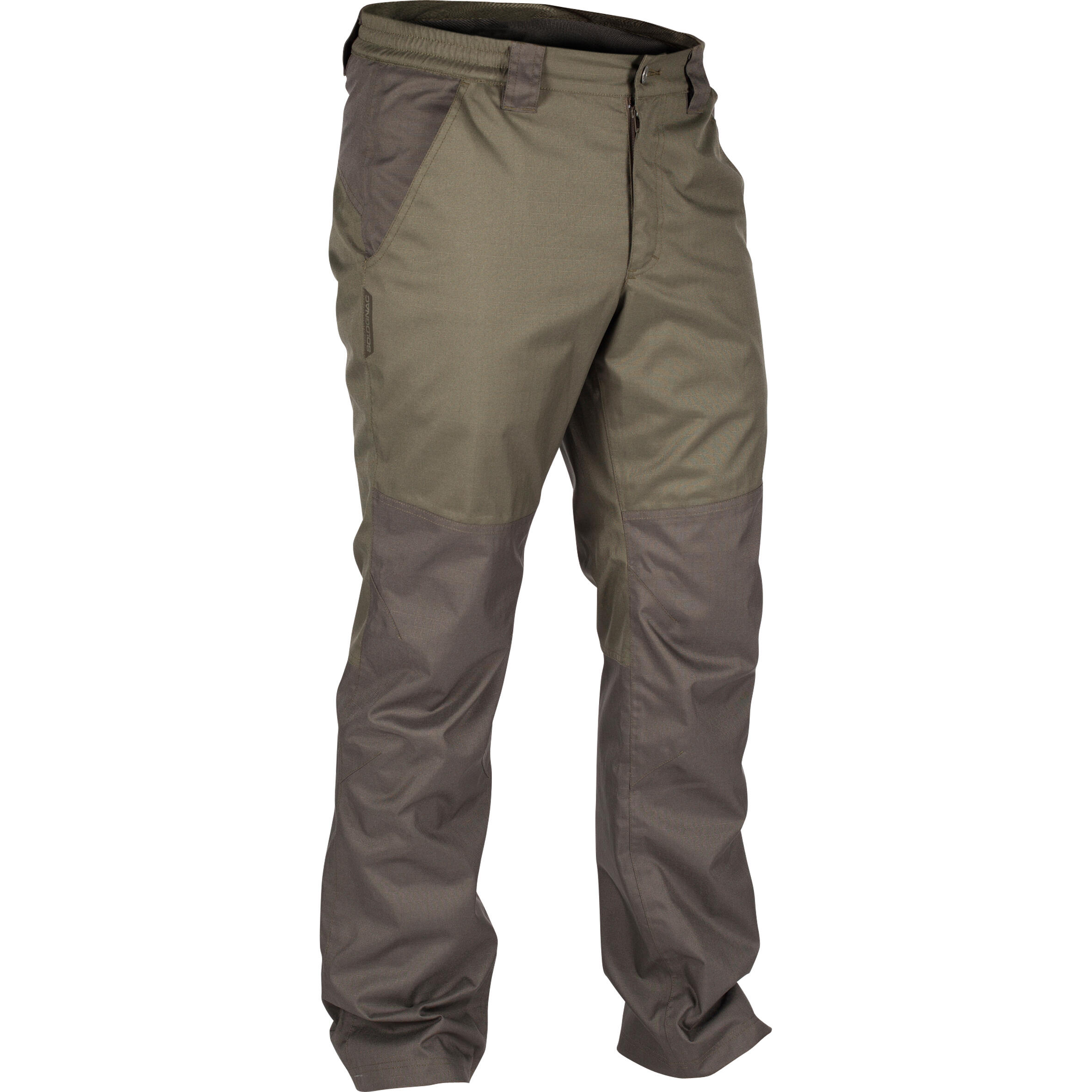 SOLOGNAC Durable Waterproof Trousers - Green