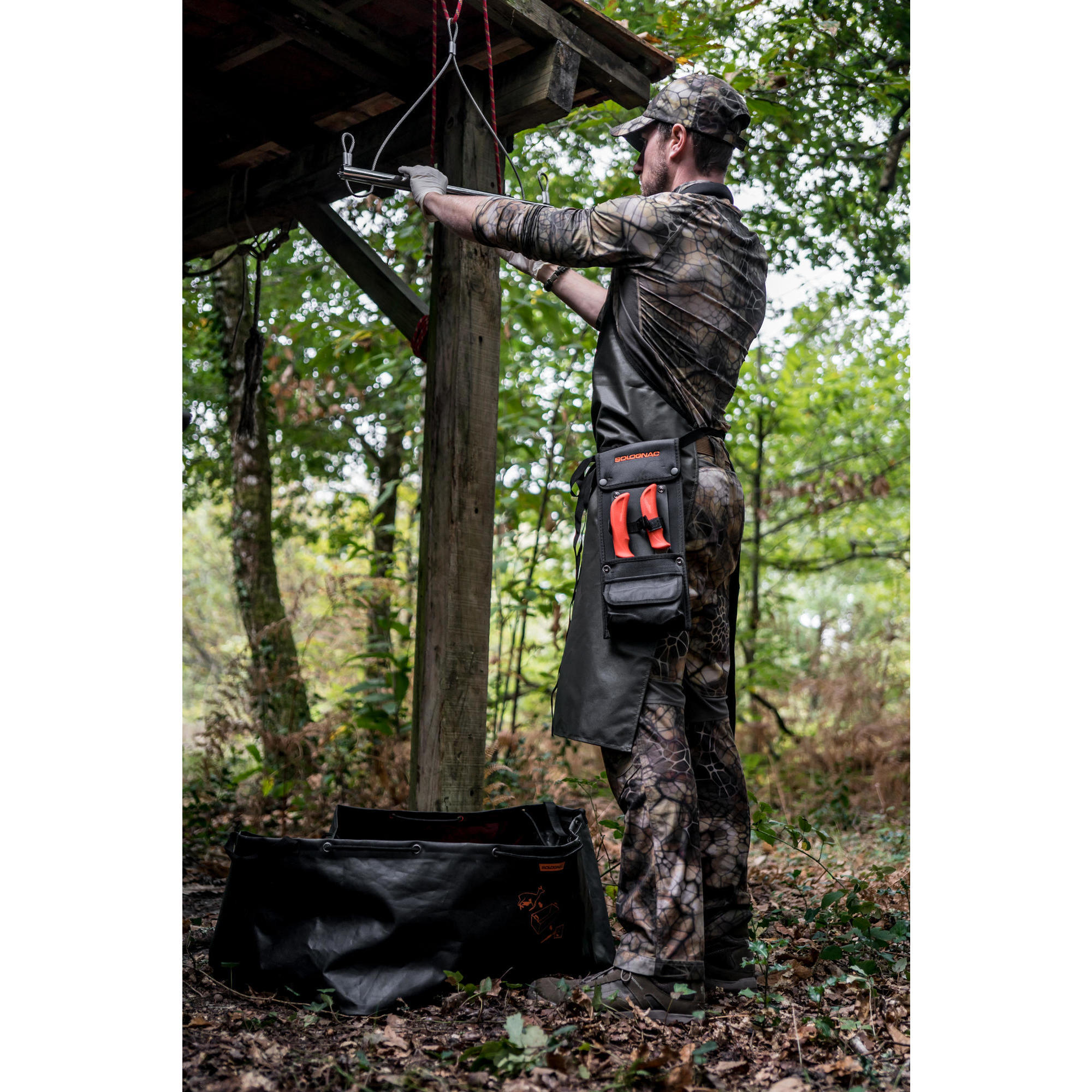 Venison treatment apron