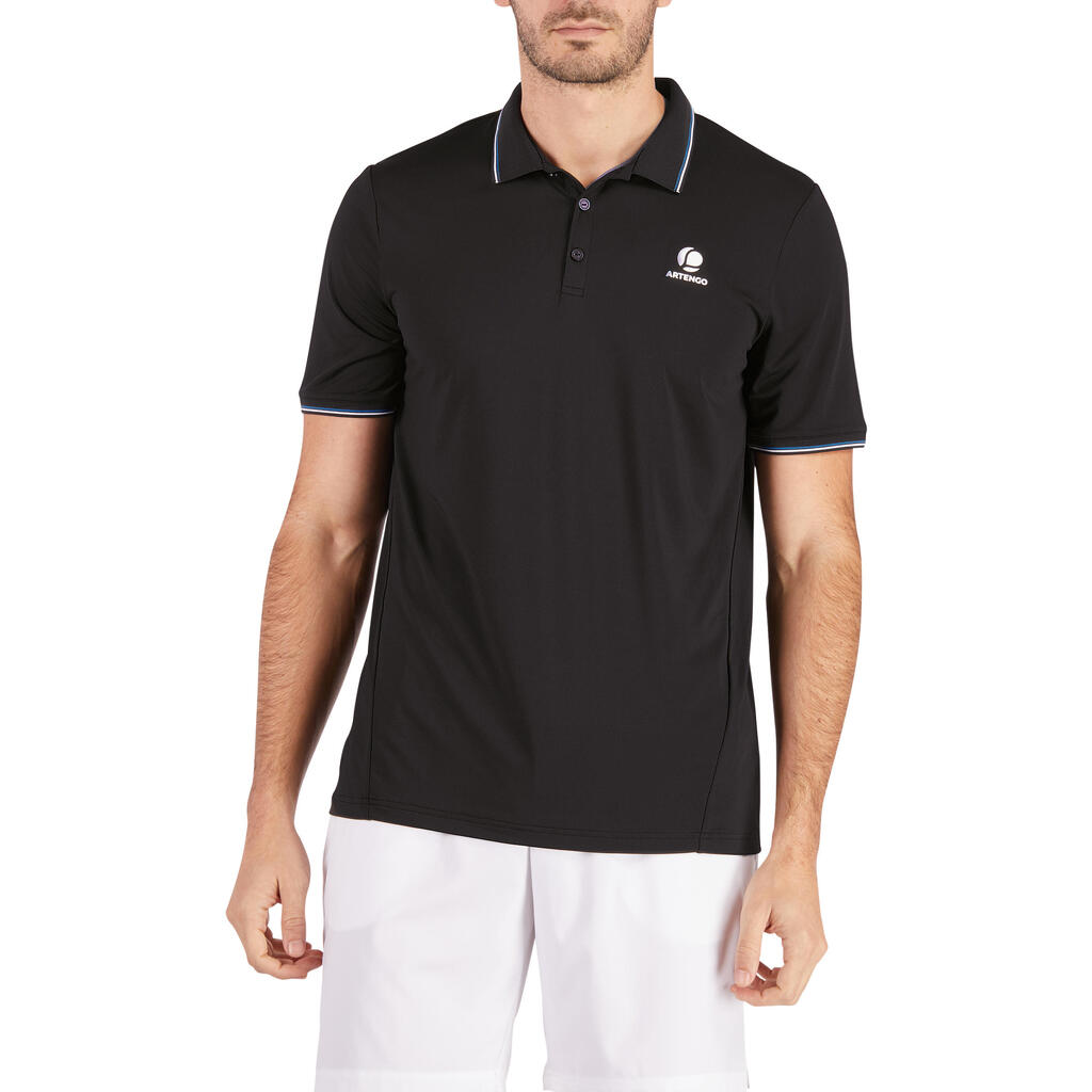 Dry 500 Tennis Polo Shirt - Black