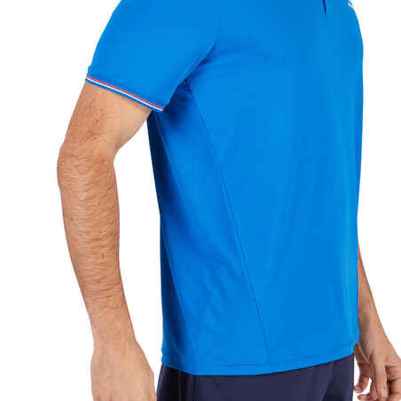 Dry 500 Tennis Polo Shirt - Blue/Red