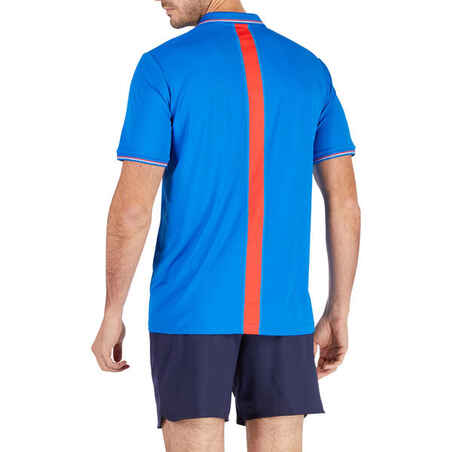 Dry 500 Tennis Polo Shirt - Blue/Red