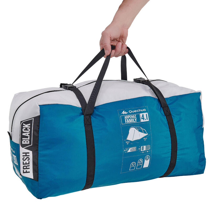 Tenda campeggio ARPENAZ FAMILY 4.1 FRESH&BLACK 4 POSTI QUECHUA