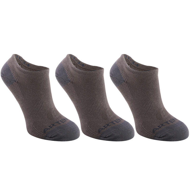 BAS ENFANT SPORT BAS ARTENGO BS 160 GRIS LOT DE 3 BAS ENFANT SPORT BAS ARTENGO BS 160 GRIS LOT DE 3