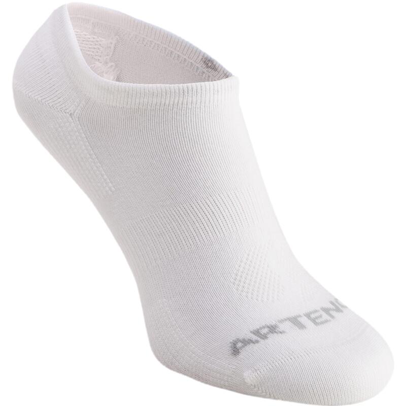 CHAUSSETTES DE SPORT BASSES ARTENGO RS 160 BLANCHES LOT DE 3