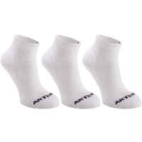 Kids' Mid Sports Socks RS 100 Tri-Pack - White