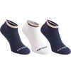 Αθλητικές κάλτσες μεσαίου ύψους RS 500 3 ζεύγη - Μπλε μαρέν/Κοραλί