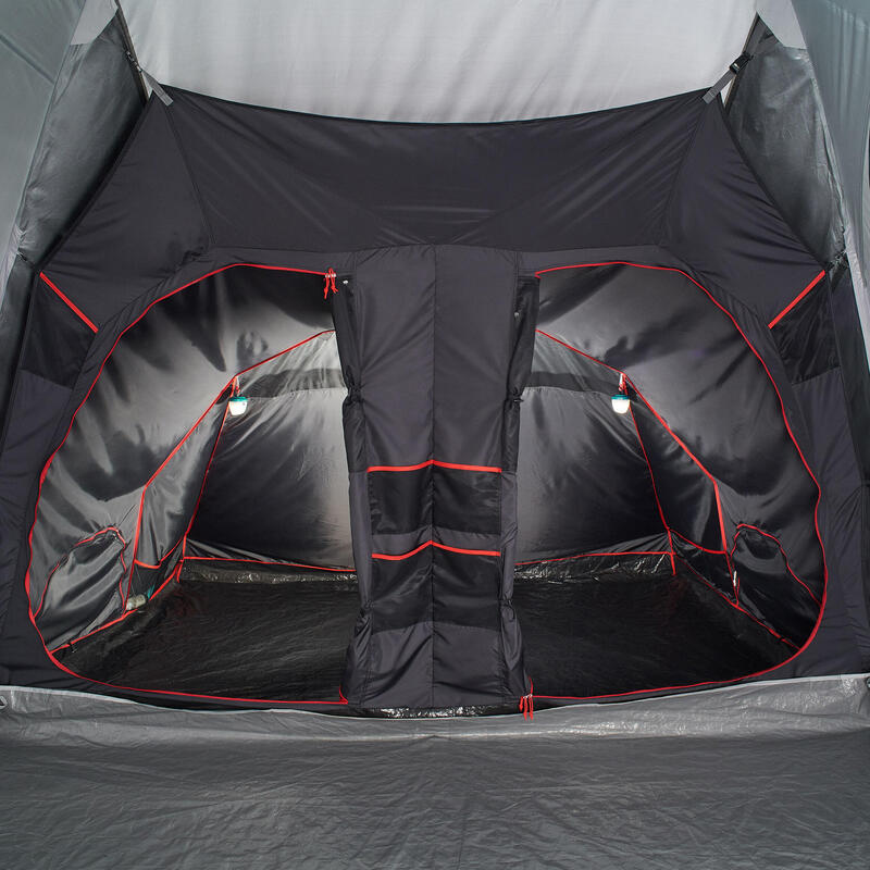 Habitación Y Piso Tienda Campaña Camping Quechua Air Seconds 8.4 XL Fresh&Black