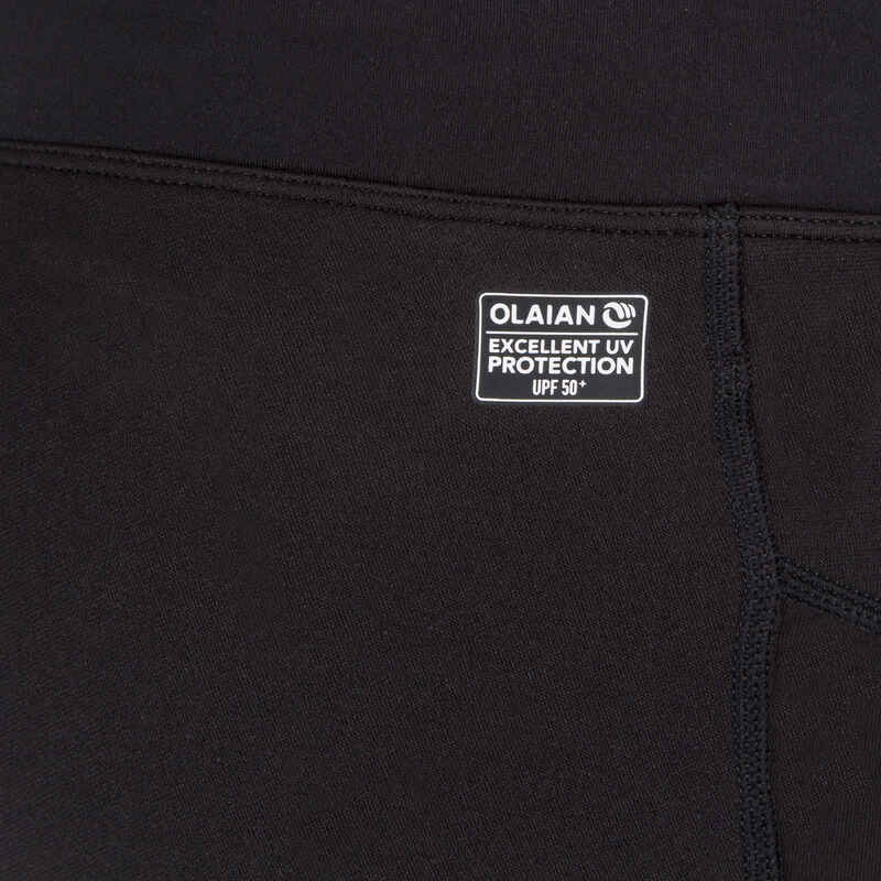 900 men’s anti-UV neoprene black cropped surfing trousers
