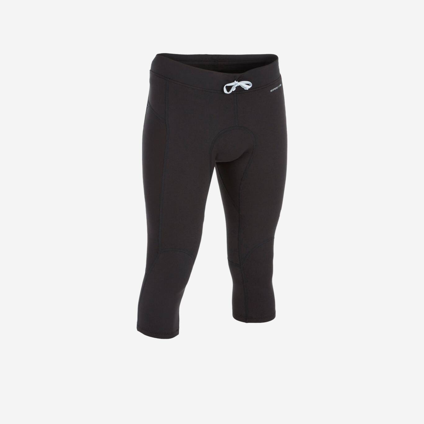 900 men’s anti-UV neoprene black cropped surfing trousers