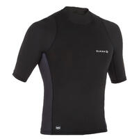 500 men's short-sleeved UV-protection surfing T-Shirt - Black