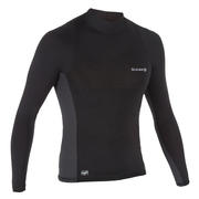 500 Men's Long Sleeve UV Protection Surfing Top T-Shirt - Black grey