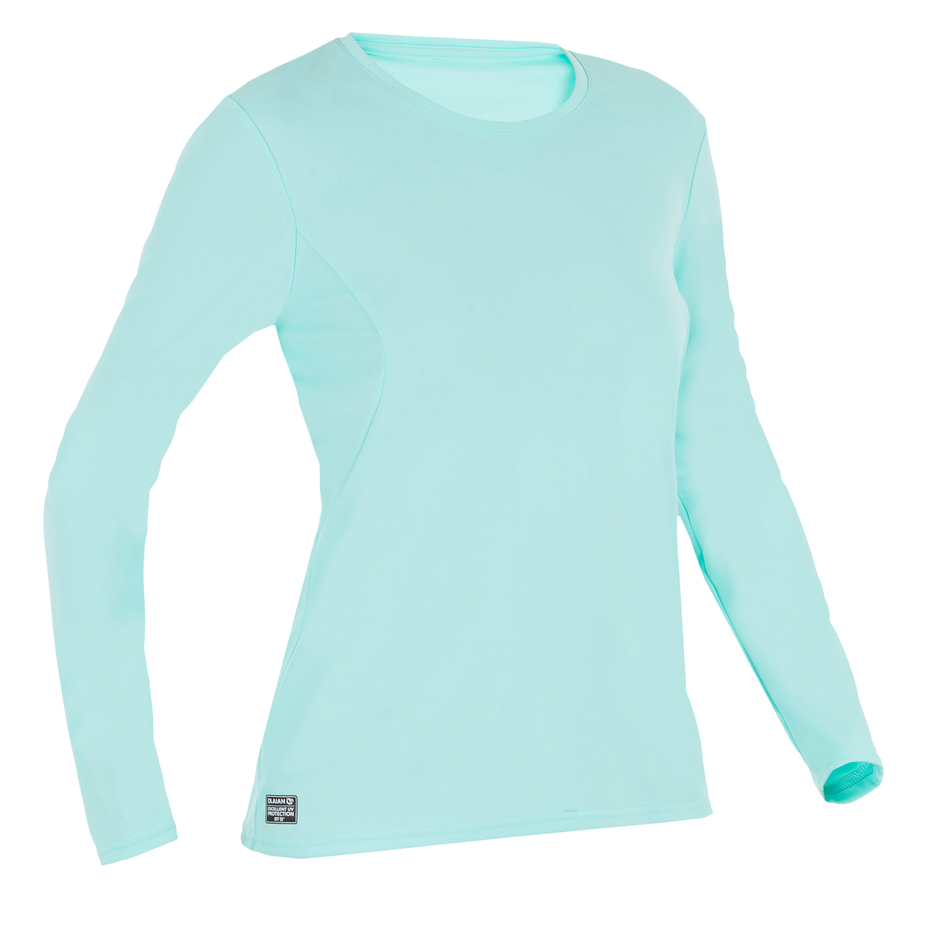 tee shirt bleu turquoise femme