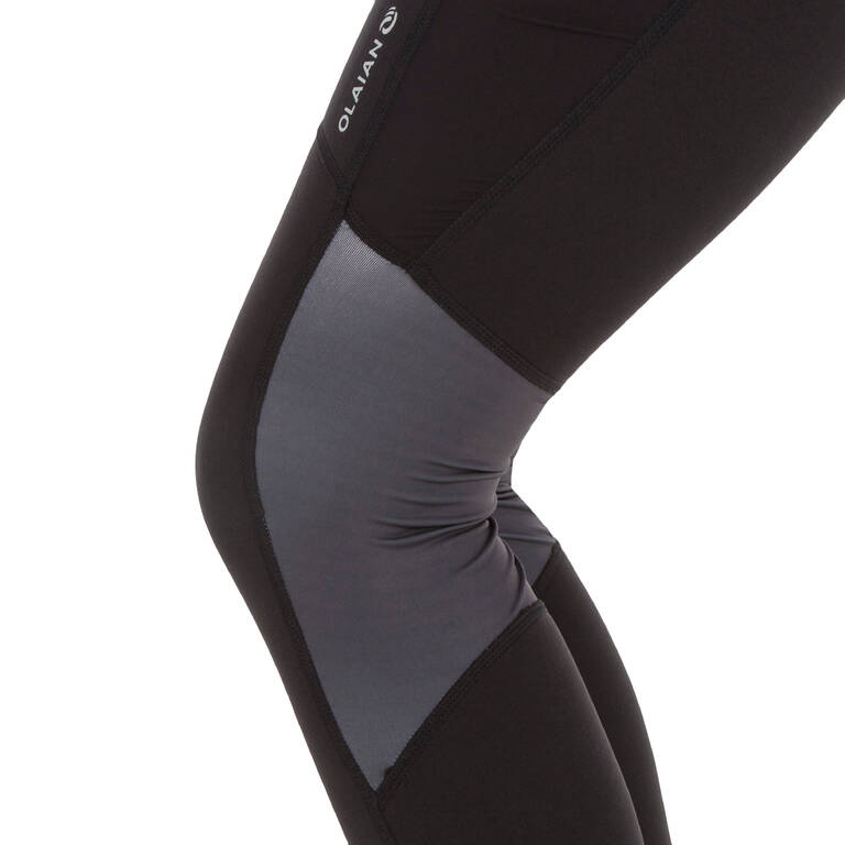 900 women’s anti-UV neoprene black surfing leggings