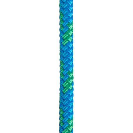 Buriavimo šotas, 8 mm x 15 m, mėlynas, žalias