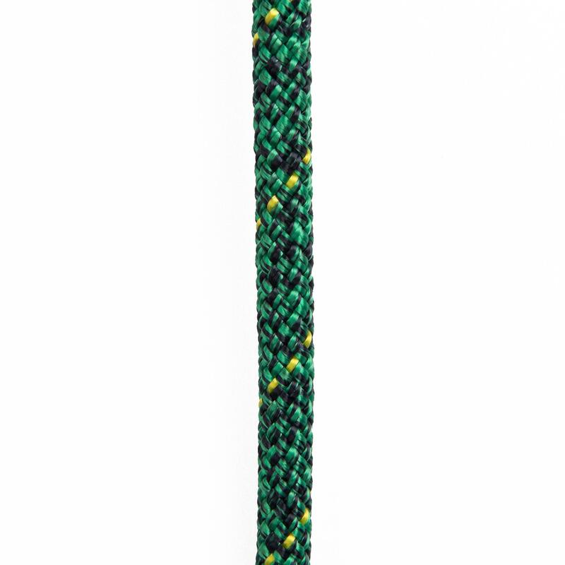 Val touwwerk boot 8 mm x 25 m groen/blauw/geel