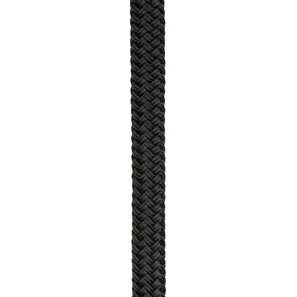Pietauvošanās virve, 12 mm x 12 m, melna