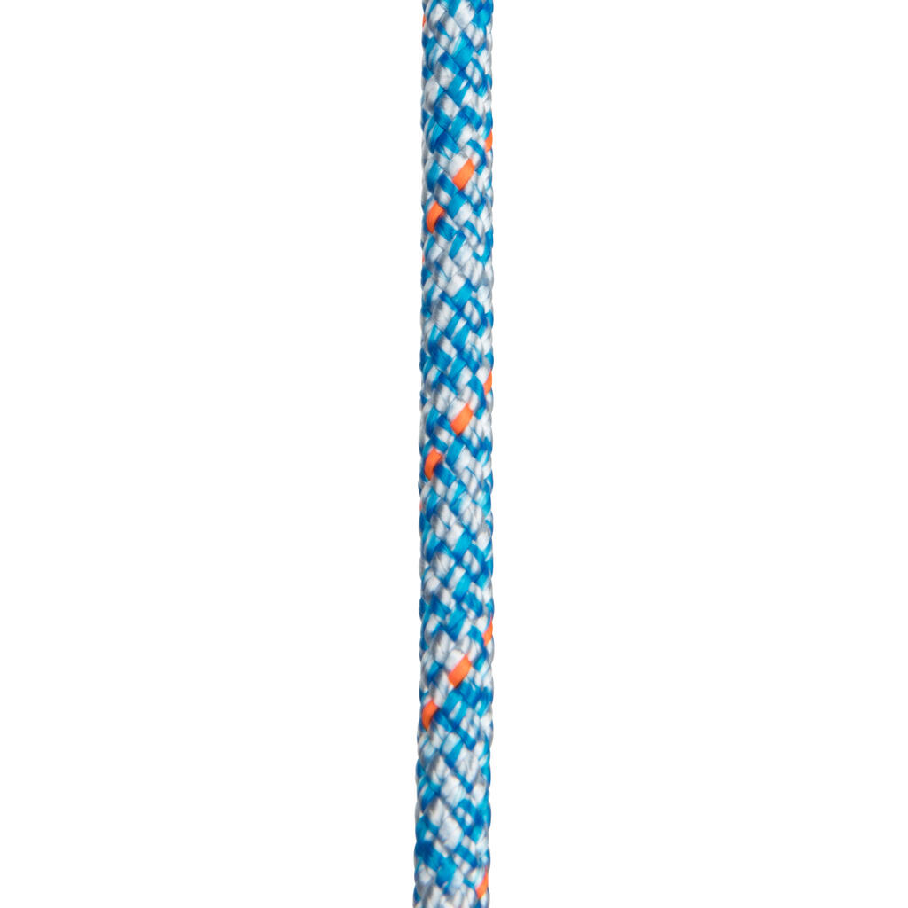 Lodné zdvižné lano 5 mm × 10 m sivo-modro-žlté