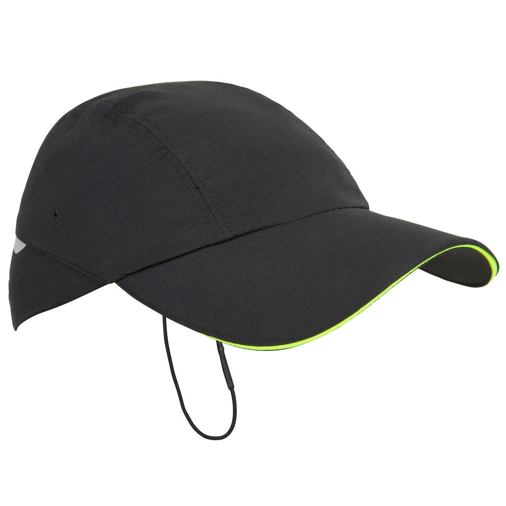 Men's women's unisex sailing cap race 500 - black