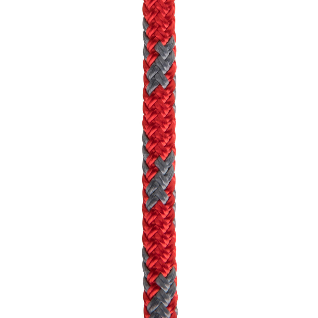 Rdeča jadralna vrv (8 mm x 15 m) 