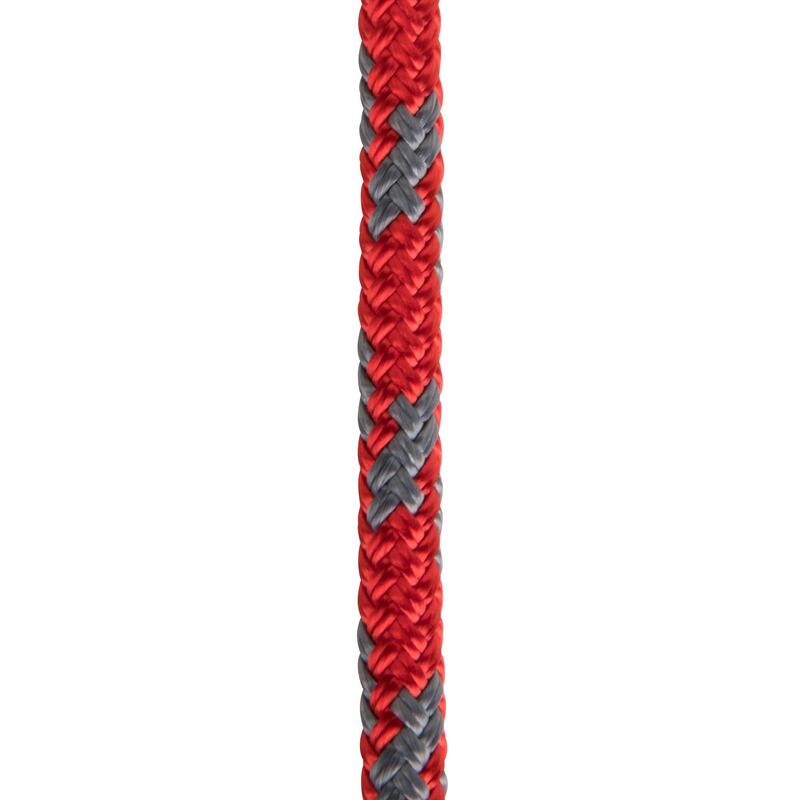 Schoot touwwerk boot 8 mm x 15 m rood