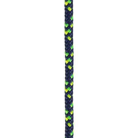 Σχοινί μούδας ιστιοπλοΐας 4 mm x 10 m - Μπλε/Πράσινο