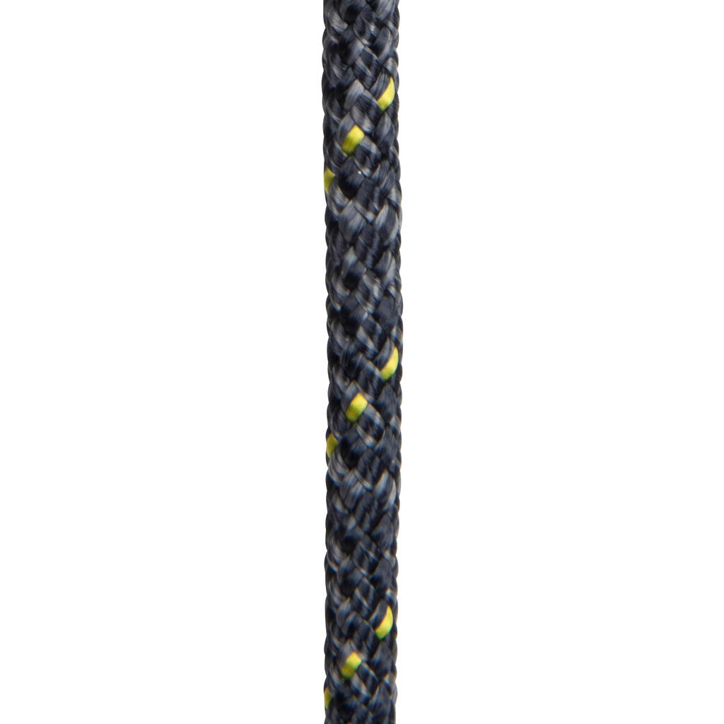 Tauwerk Fall Segeln 5 mm × 10 m grau/blau/gelb 