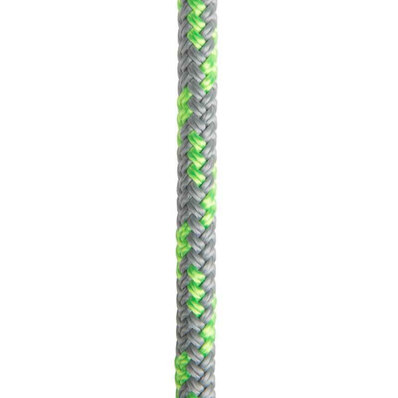 Cabo Náutico Escota Embarcación Gris/Verde Fluo 10 mm x 20 m