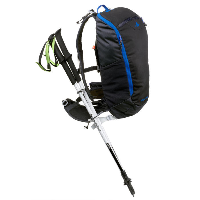 FH500 Helium 15 litre rapid Hiking Backpack Black/blue Decathlon