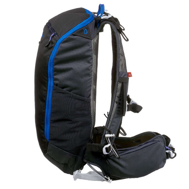 QUECHUA FH500 15L Hiking Backpack Black/Blue Decathlon
