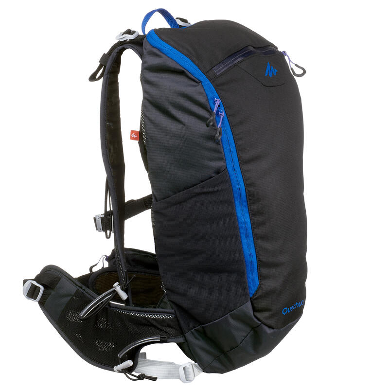 Sac à dos de randonnée rapide FH500 Helium 15 litres Noir/bleu