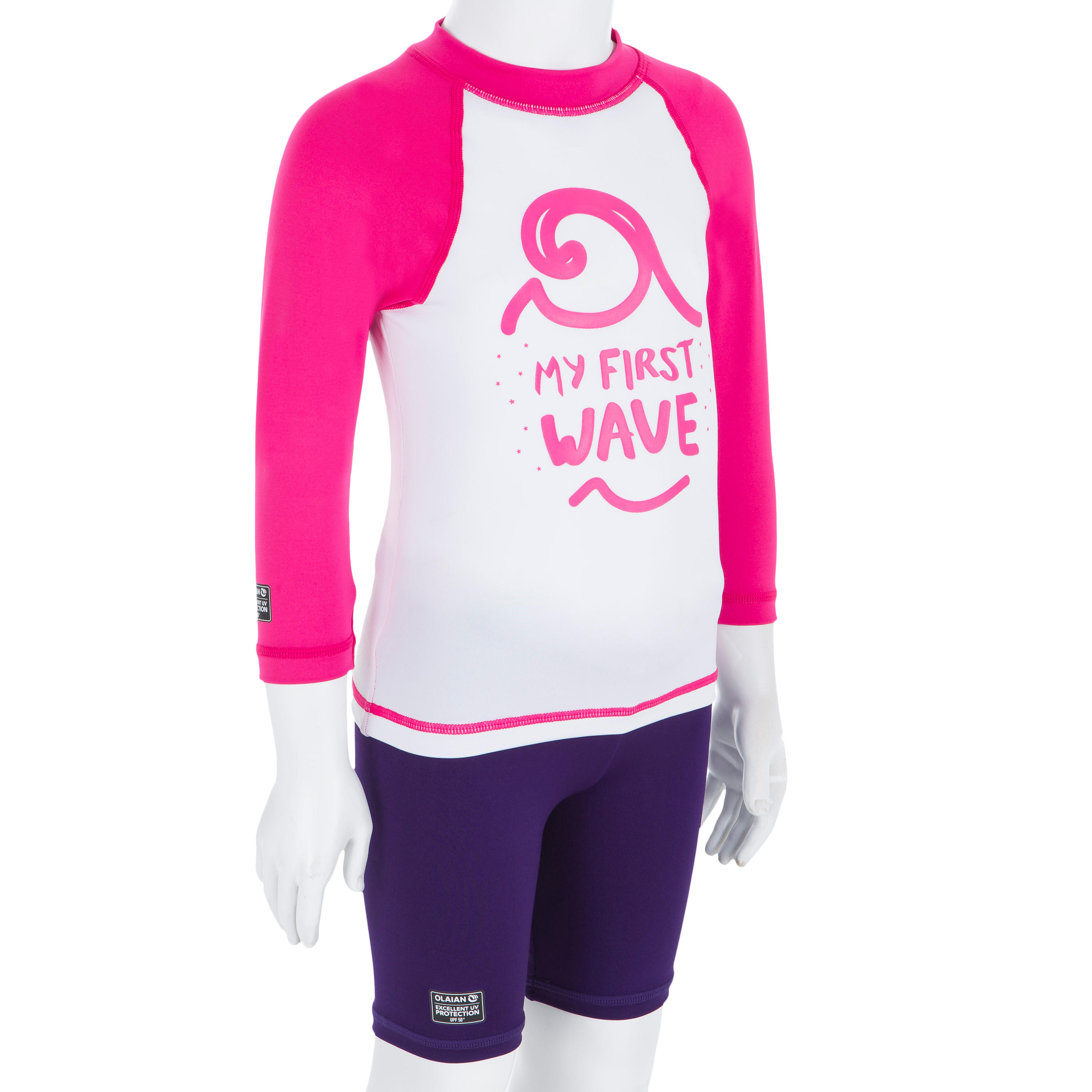 Corsaire anti UV surf 100 bébé violet 4/4