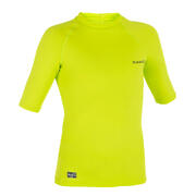 MAJICA DUGIH RUKAVA S UV ZAŠTITOM ZA SURFANJE 100 DJEČJA ZELENA