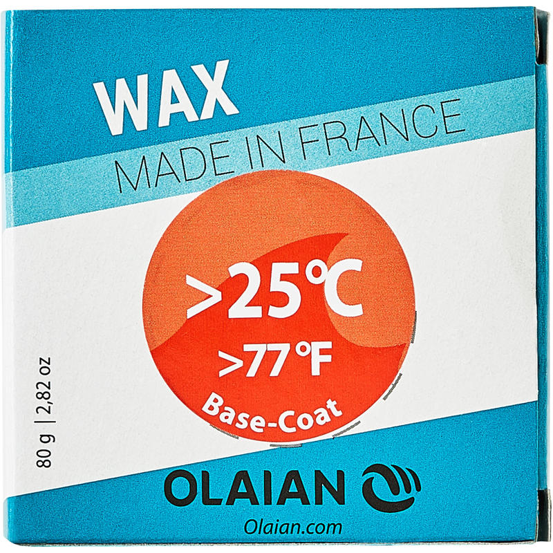 Surf Wax tropical water +25°C and base coat Decathlon