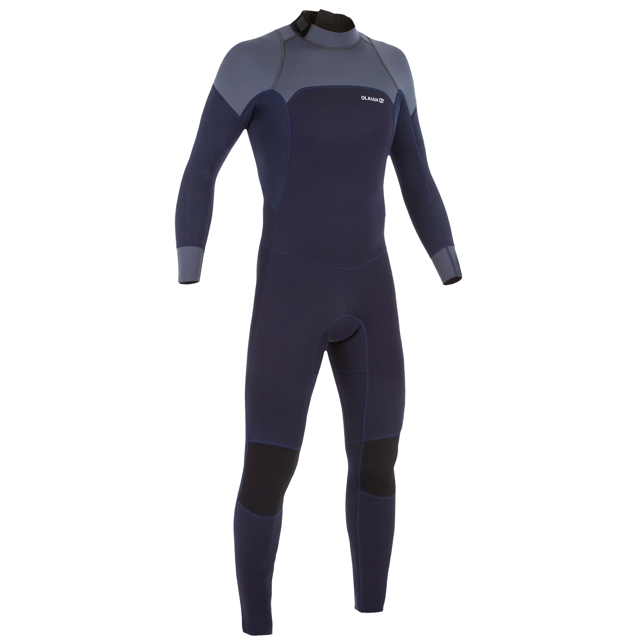 OLAIAN Second Life - SURF 500 men's wetsuit 3/2 mm neoprene - Navy - EXCELLENT