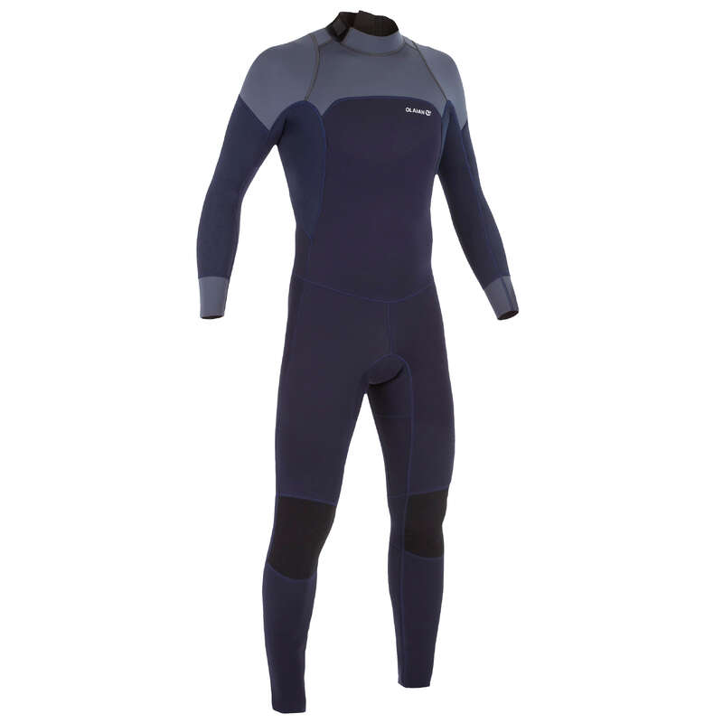 OLAIAN Men's Surfing 3/2 mm Neoprene Wetsuit 500 Navy...