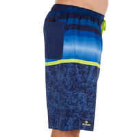 100 long surfing boardshorts Blue stripes