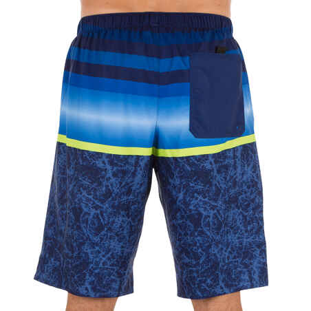 100 long surfing boardshorts Blue stripes