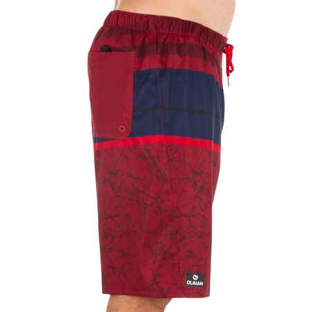 100 long surfing boardshorts Red stripes