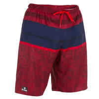 100 long surfing boardshorts Red stripes