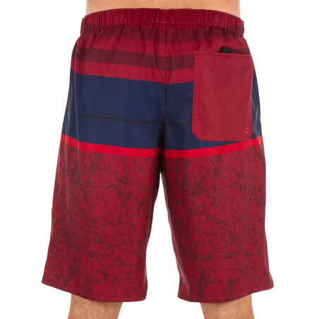 100 long surfing boardshorts Red stripes